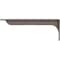 Ekena Millwork Embrey Steel Bracket, Hammered Silver 2"W x 18"D x 6 1/2"H BKTM02X18X06EBHSV - alternate 6